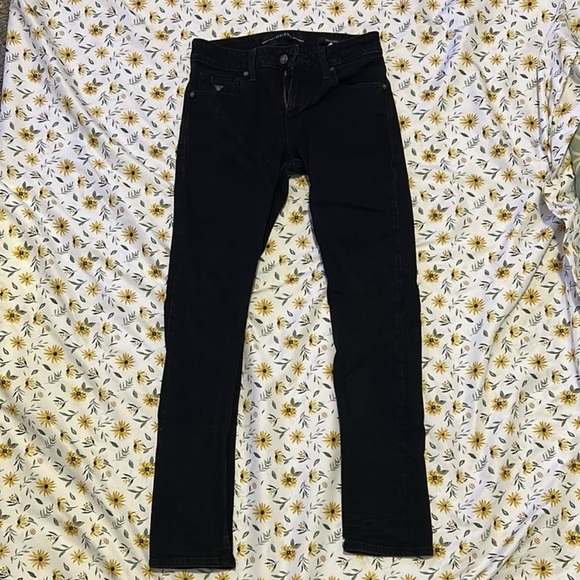 Guess Black Denim Slim Tapered Jeans - Picture 7 of 7